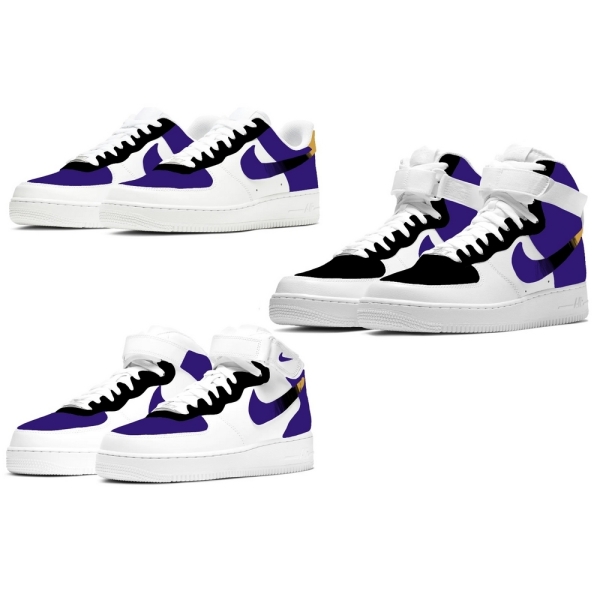 Baltimore Football Team Nike Air Force 1 '07 Unisex Adult (Low/Mid/Hitop)
