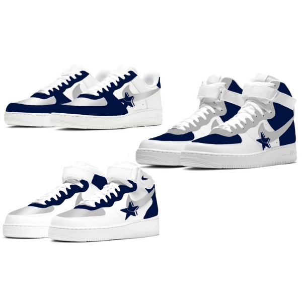 Dallas Football Team Nike Air Force 1 '07 Unisex Adult (Low/Mid/Hitop)