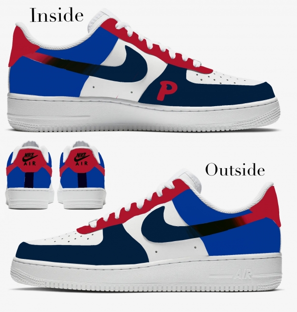 Detroit Basketball Team Nike Air Force 1 '07 Unisex Adult (Low/Mid/Hitop) - Image 2
