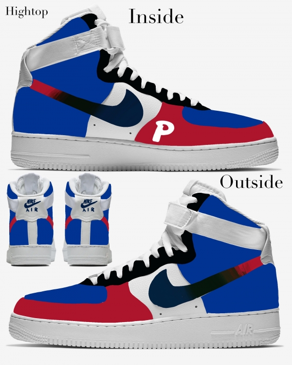 Detroit Basketball Team Nike Air Force 1 '07 Unisex Adult (Low/Mid/Hitop) - Image 4