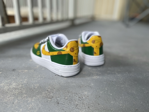 Green Bay Football Team Nike Air Force 1 '07 Unisex Adult (Low/Mid/Hitop) - Image 6