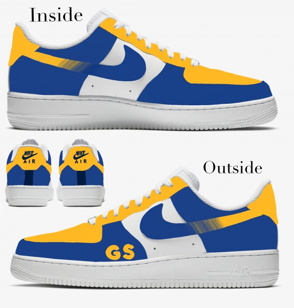Golden State Basketball Team Nike Air Force 1 '07 Unisex Adult (Low/Mid/Hitop) - Image 4