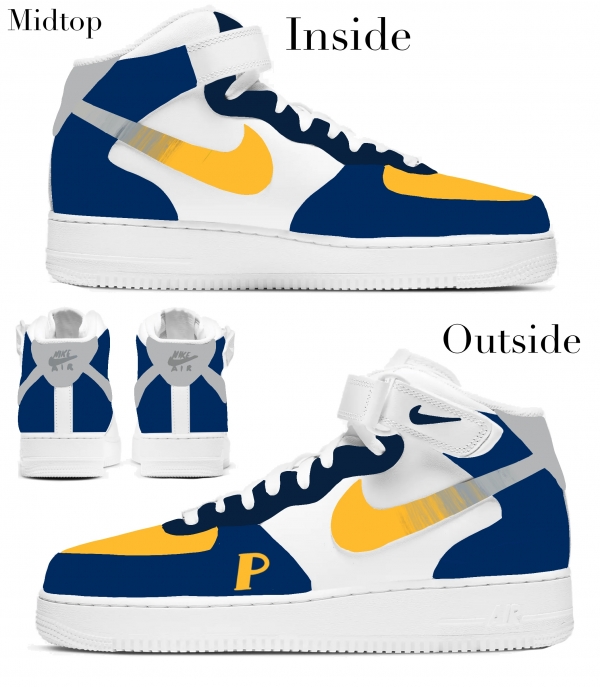 Indiana Basketball Team Nike Air Force 1 '07 Unisex Adult (Low/Mid/Hitop) - Image 3