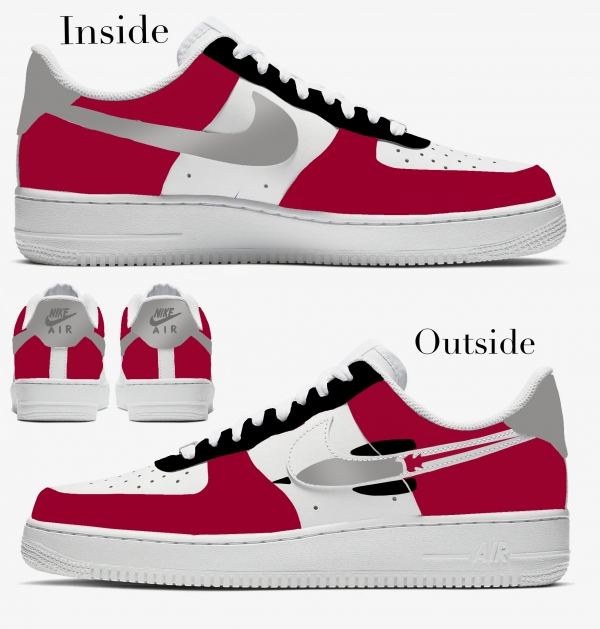 Little Kid Houston Basketball Team Nike Air Force 1 '07 (Low/Mid) - Image 3