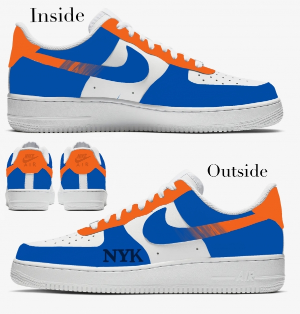 New York Basketball Team Nike Air Force 1 '07 Unisex Adult (Low/Mid/Hitop) - Image 2