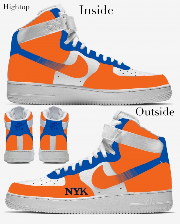 New York Basketball Team Nike Air Force 1 '07 Unisex Adult (Low/Mid/Hitop) - Image 4