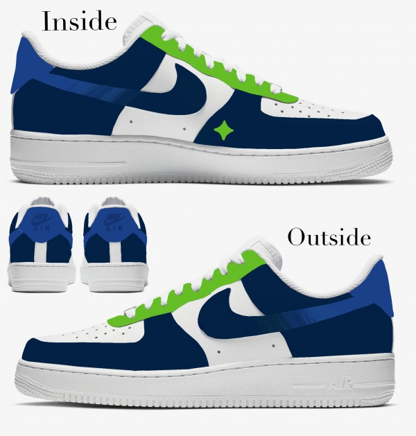 Baby Minnesota Basketball Team Nike Air Force 1 '07 (Lowtop) - Image 2