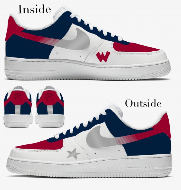 Little Kid Washington Basketball Team Nike Air Force 1 '07 (Low/Mid) - Image 3