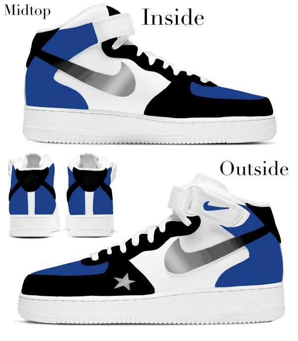 Orlando Basketball Team Nike Air Force 1 '07 Unisex Adult (Low/Mid/Hitop) - Image 3