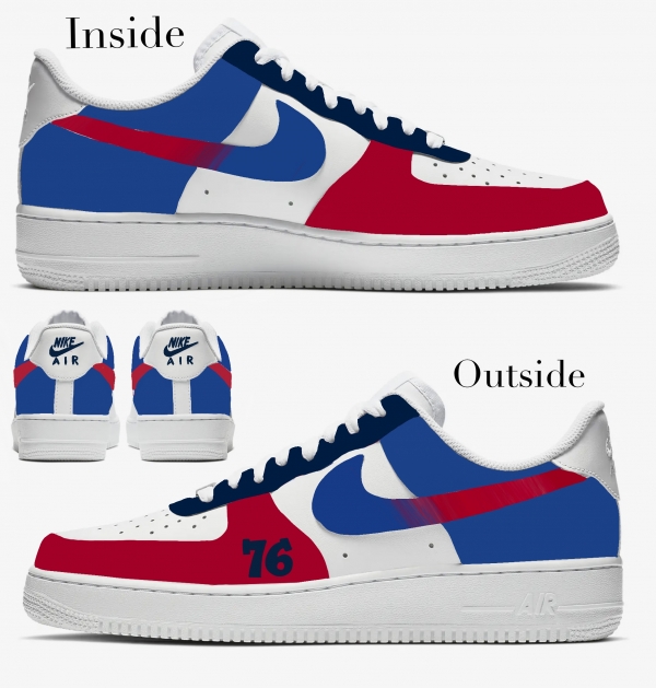 Philadelphia Basketball Team Nike Air Force 1 '07 Unisex Adult (Low/Mid/Hitop) - Image 4