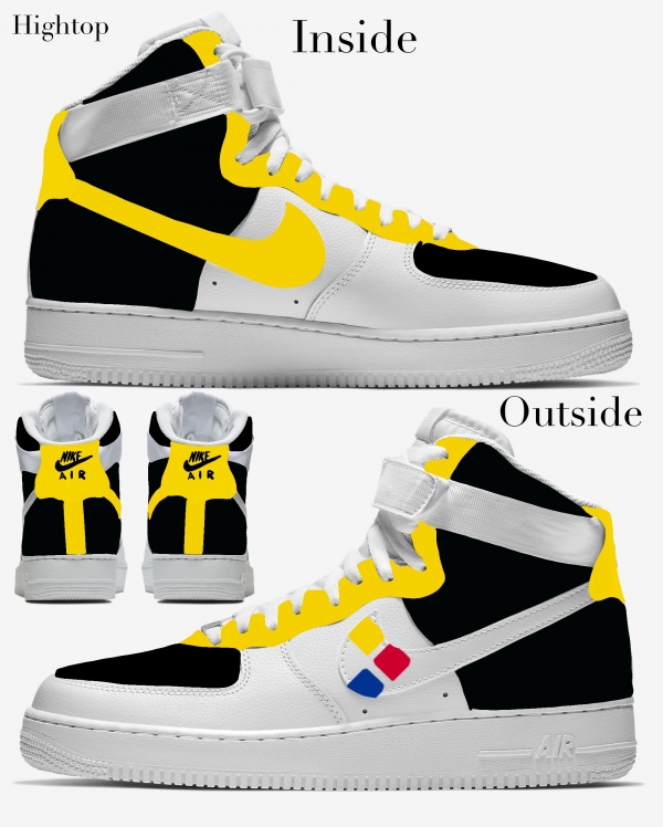 Big Kid Pittsburgh Football Team Nike Air Force 1 '07 (Low/Mid/Hitop) - Image 4