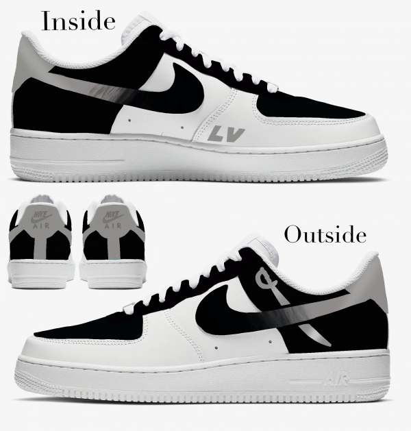 Las Vegas Football Team Nike Air Force 1 '07 Unisex Adult (Low/Mid/Hitop) - Image 2
