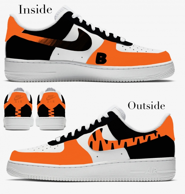 Cincinnati Football Team Nike Air Force 1 '07 Unisex Adult (Low/Mid/Hitop) - Image 2