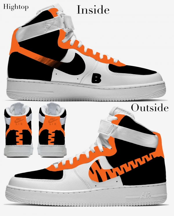 Cincinnati Football Team Nike Air Force 1 '07 Unisex Adult (Low/Mid/Hitop) - Image 4