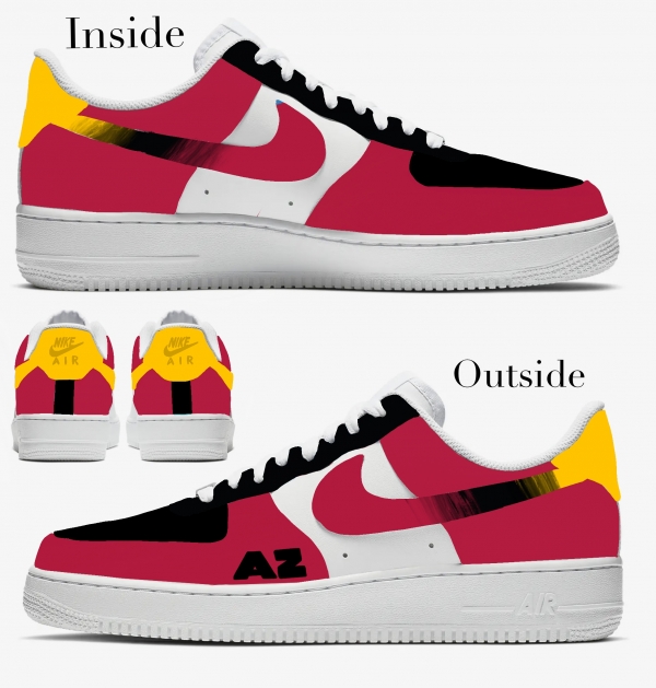 Arizona Football Team Nike Air Force 1 '07 Unisex Adult (Low/Mid/Hitop) - Image 2