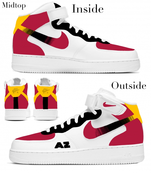 Arizona Football Team Nike Air Force 1 '07 Unisex Adult (Low/Mid/Hitop) - Image 3