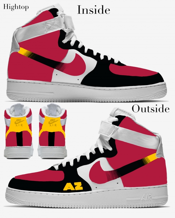 Arizona Football Team Nike Air Force 1 '07 Unisex Adult (Low/Mid/Hitop) - Image 4