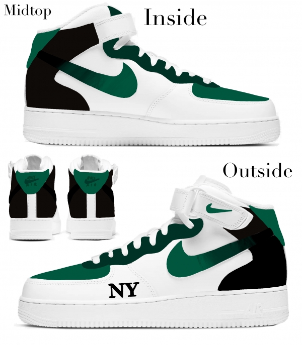 New York Football Team Nike Air Force 1 '07 Unisex Adult (Low/Mid/Hitop) - Image 3