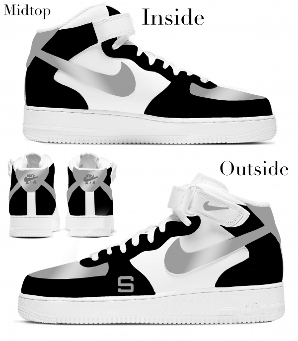 San Antonio Basketball Team Nike Air Force 1 '07 Unisex Adult (Low/Mid/Hitop) - Image 3