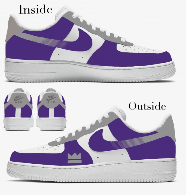 Sacramento Basketball Team Nike Air Force 1 '07 Unisex Adult (Low/Mid/Hitop) - Image 2