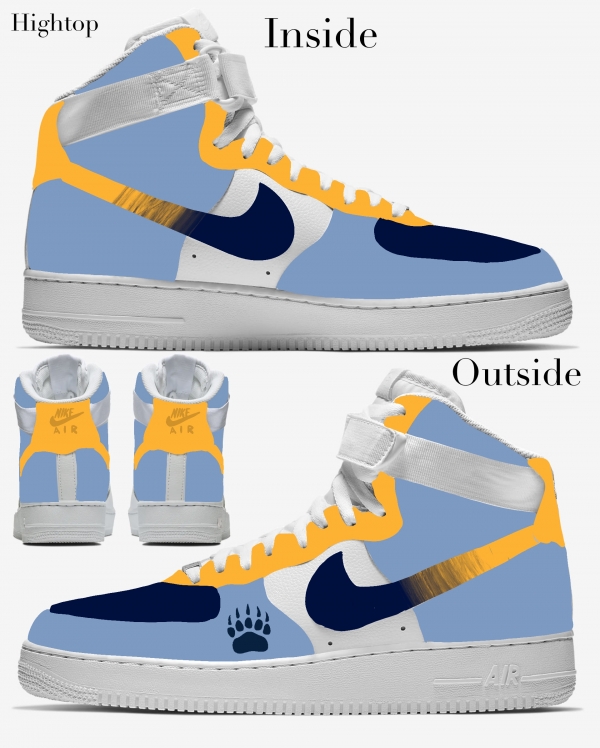 Memphis Basketball Team Nike Air Force 1 '07 Unisex Adult (Low/Mid/Hitop) - Image 4
