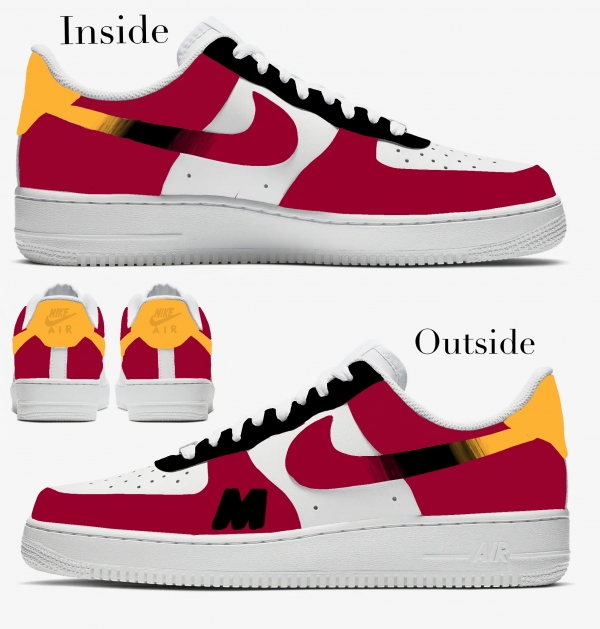 Baby Miami Basketball Team Nike Air Force 1 '07 (Lowtop) - Image 2