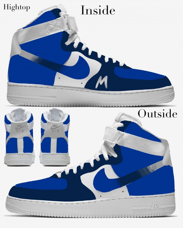 Dallas Basketball Team Nike Air Force 1 '07 Unisex Adult (Low/Mid/Hitop) - Image 4