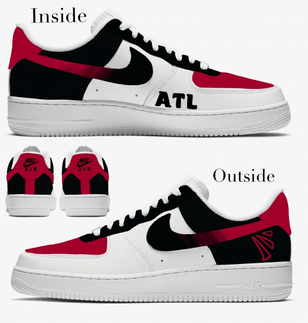 Atlanta Football Team Nike Air Force 1 '07 Unisex Adult (Low/Mid/Hitop) - Image 2