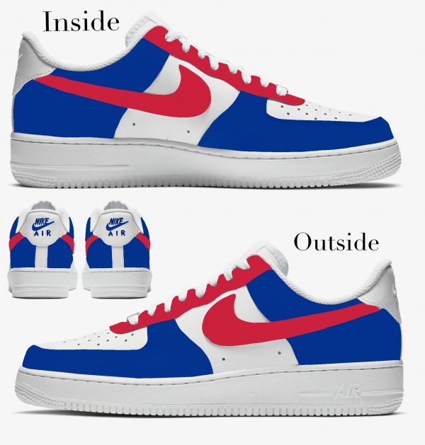 Buffalo Football Team Nike Air Force 1 '07 Unisex Adult (Low/Mid/Hitop) - Image 2