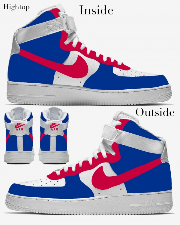 Buffalo Football Team Nike Air Force 1 '07 Unisex Adult (Low/Mid/Hitop) - Image 4
