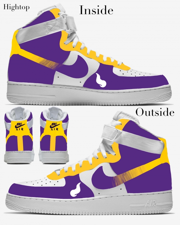 Minnesota Football Team Nike Air Force 1 '07 Unisex Adult (Low/Mid/Hitop) - Image 4