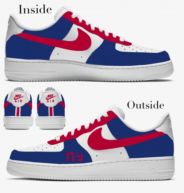 New York Football Team Nike Air Force 1 '07 Unisex Adult (Low/Mid/Hitop) - Image 2