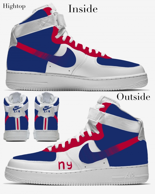New York Football Team Nike Air Force 1 '07 Unisex Adult (Low/Mid/Hitop) - Image 4