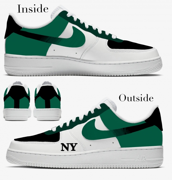 New York Football Team Nike Air Force 1 '07 Unisex Adult (Low/Mid/Hitop) - Image 2