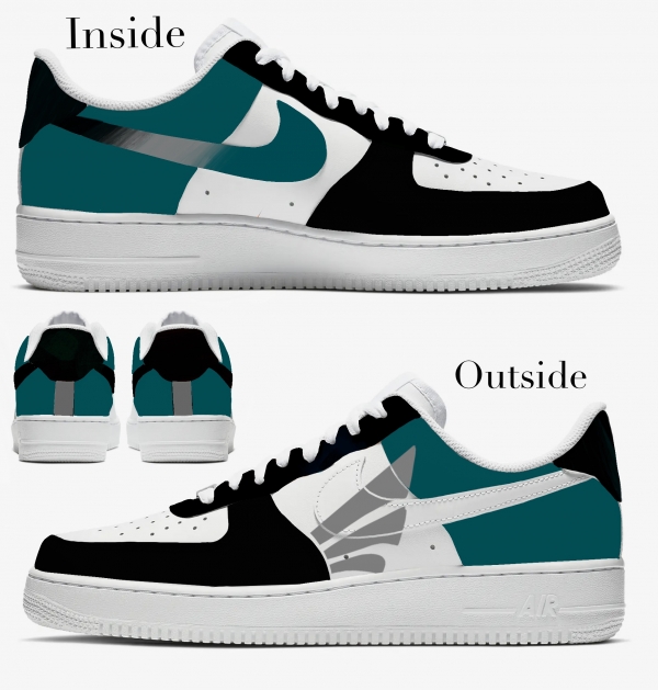 Philadelphia Football Team Nike Air Force 1 '07 Unisex Adult (Low/Mid/Hitop) - Image 2
