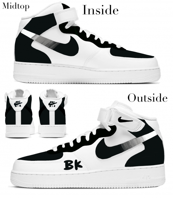 Brooklyn Basketball Team Nike Air Force 1 '07 Unisex Adult (Low/Mid/Hitop) - Image 3