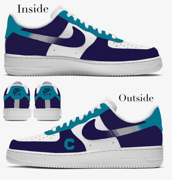 Charlotte Basketball Team Nike Air Force 1 '07 Unisex Adult (Low/Mid/Hitop) - Image 2