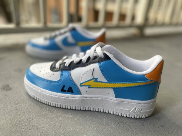 Big Kid Los Angeles Football Team Nike Air Force 1 '07 (Low/Mid/Hitop) - Image 5