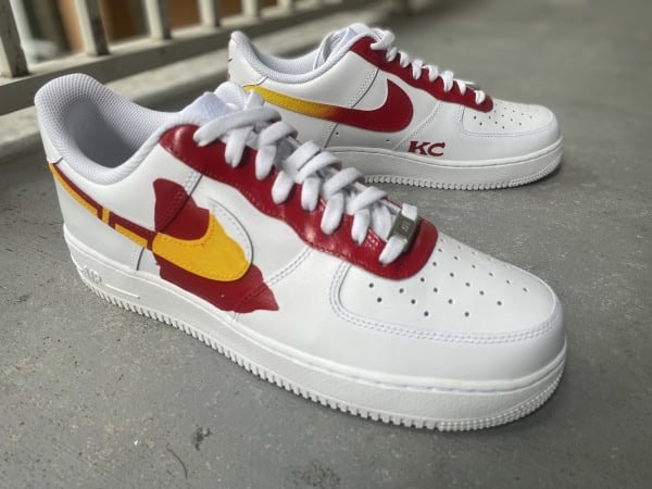 Kansas City Football Team Nike Air Force 1 '07 Unisex Adult (Low/Mid/Hitop) - Image 5