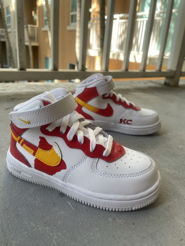 Kansas City Football Team Nike Air Force 1 '07 Unisex Adult (Low/Mid/Hitop) - Image 6