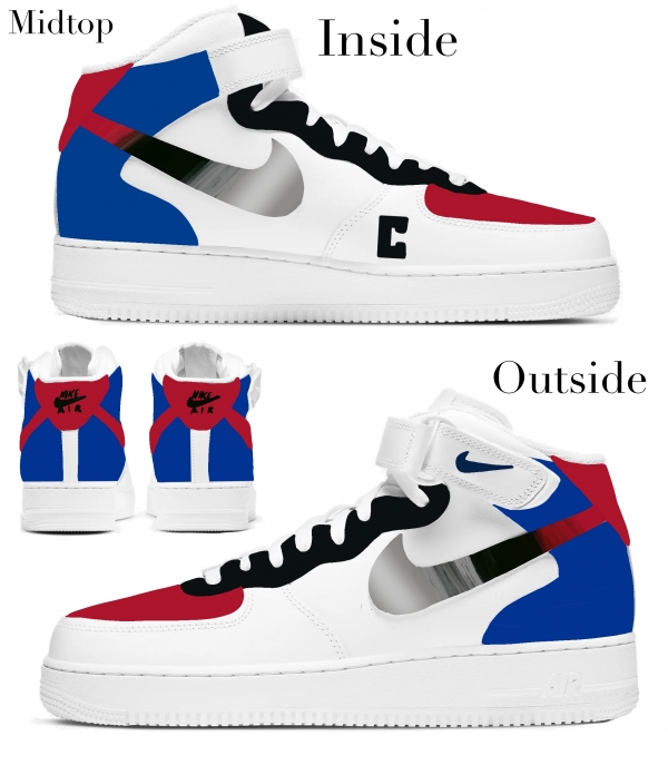 Los Angeles Basketball Team Nike Air Force 1 '07 Unisex Adult (Low/Mid/Hitop) - Image 3