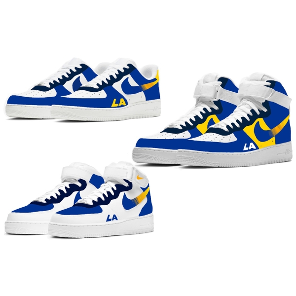 Los Angeles Football Team Nike Air Force 1 '07 Unisex Adult (Low/Mid/Hitop)