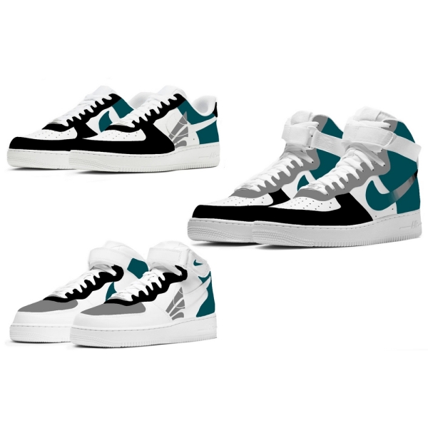 Philadelphia Football Team Nike Air Force 1 '07 Unisex Adult (Low/Mid/Hitop)