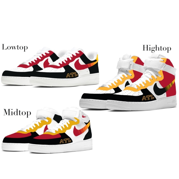 Atlanta Basketball Team Nike Air Force 1 '07 Unisex Adult (Low/Mid/Hitop)