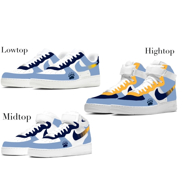 Memphis Basketball Team Nike Air Force 1 '07 Unisex Adult (Low/Mid/Hitop)