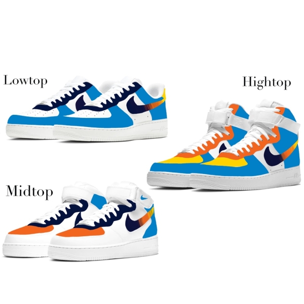 Oklahoma Basketball Team Nike Air Force 1 '07 Unisex Adult (Low/Mid/Hitop)