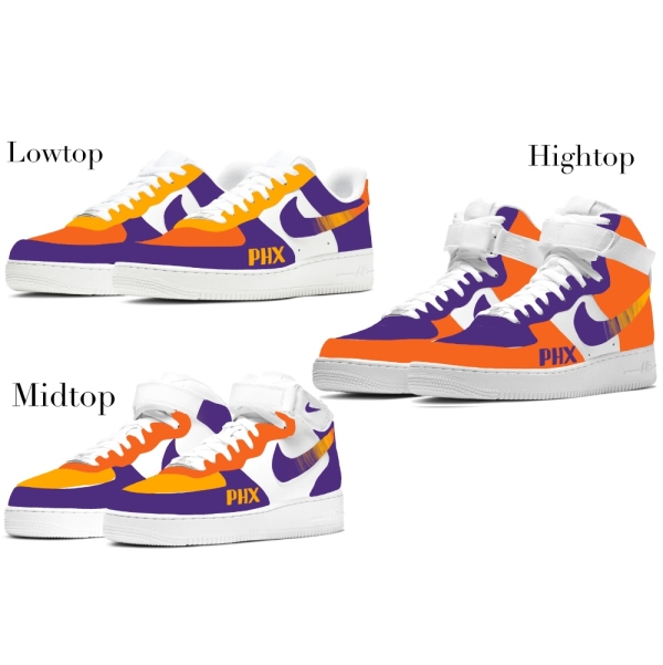 Phoenix Basketball Team Nike Air Force 1 '07 Unisex Adult (Low/Mid/Hitop)