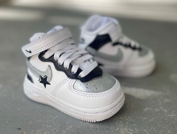Little Kid Dallas Football Team Nike Air Force 1 '07 (Low/Mid) - Image 4