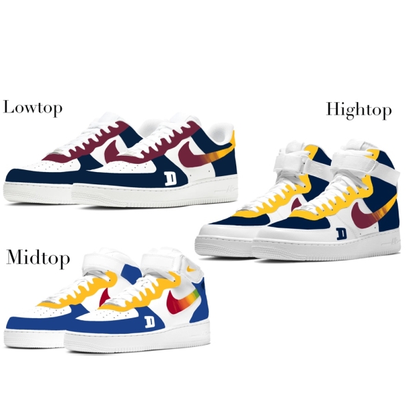Denver Basketball Team Nike Air Force 1 '07 Unisex Adult (Low/Mid/Hitop)