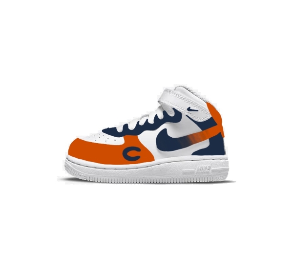 Little Kid Chicago Football Team Nike Air Force 1 '07 (Low/Mid)